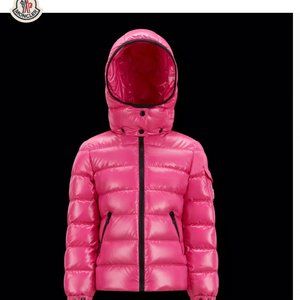 Moncler Fuchsia Bady Down Jacket - Size 10 Girls